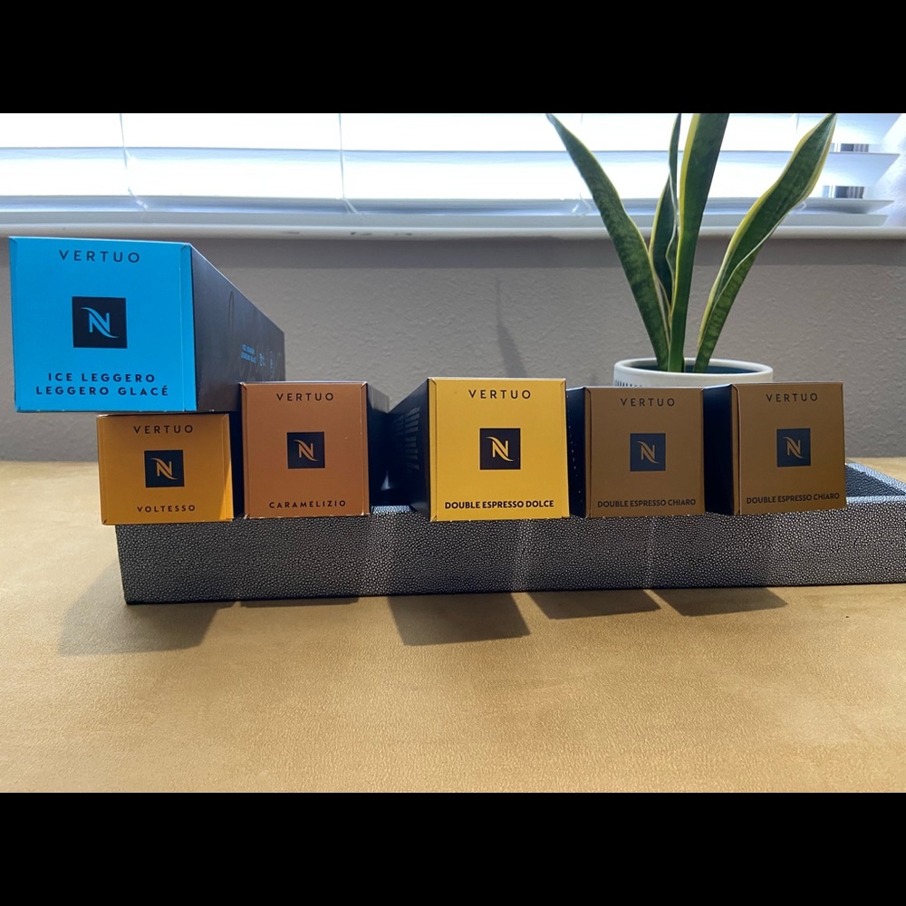 Nespresso Vertuo (1x leggero, 1x caramelizio, 2 chiaro, 1x voltesso, 1x dolce)